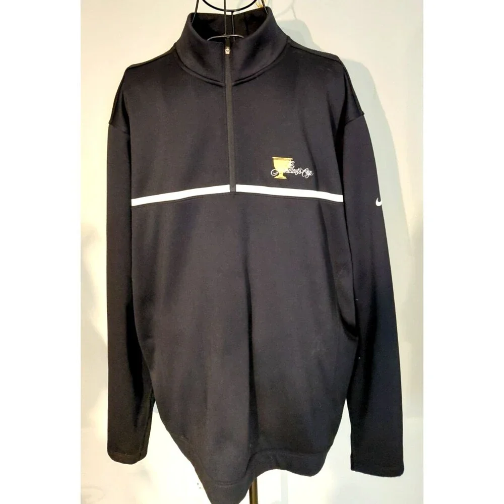 Nike Golf Pullover Mens Sz XL PResidents Cup Muirfield Logos